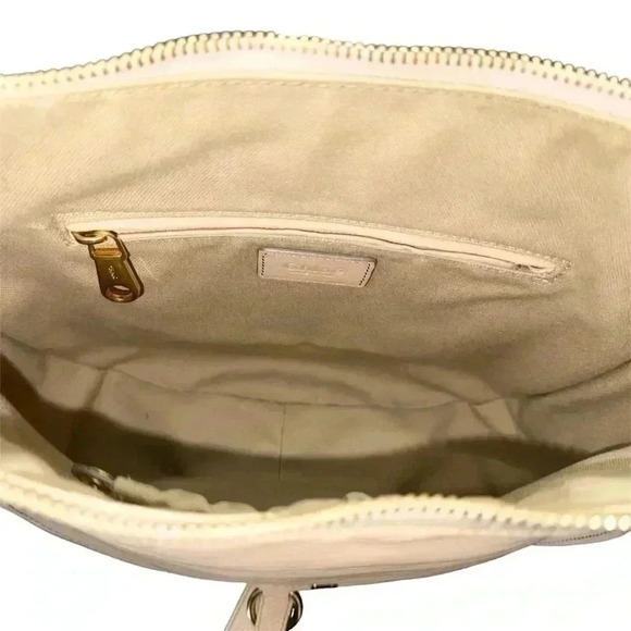 Authentic Chloe Pure Marcie Hobo Handbag Purse Braided Handle Dustbag Cream - Picture 10 of 15